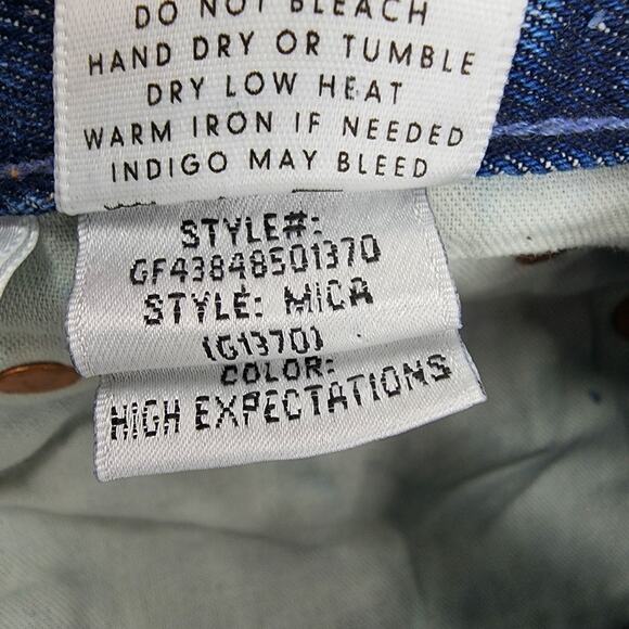 GRLFRND Button Fly Straight Leg High Rise Mica Jeans High Expectation Size 26 - Picture 5 of 7